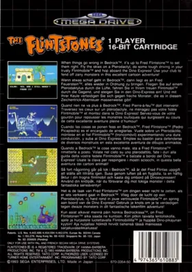 Flintstones, The (Europe) box cover back